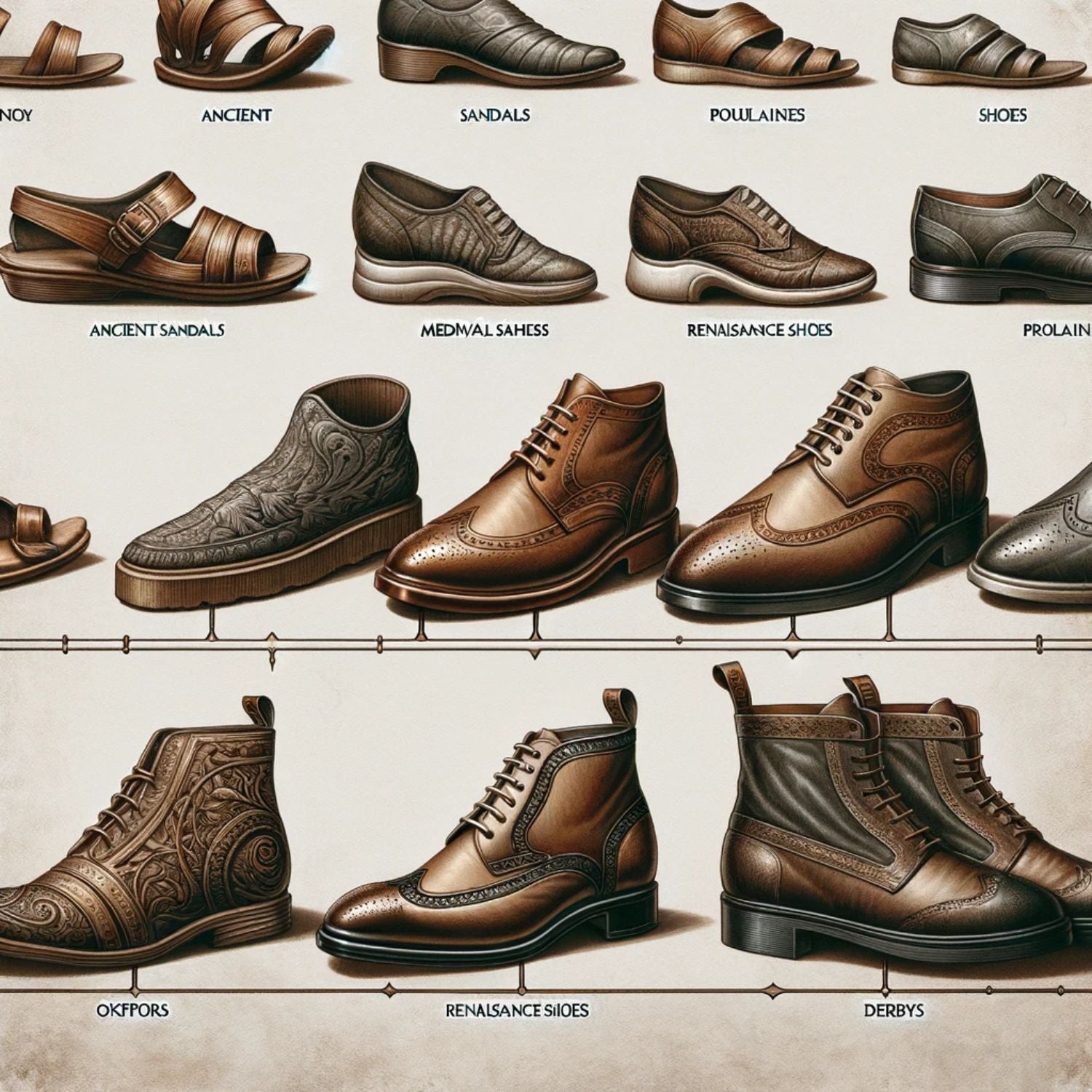 Les Chaussures en Cuir Histoire et Evolution