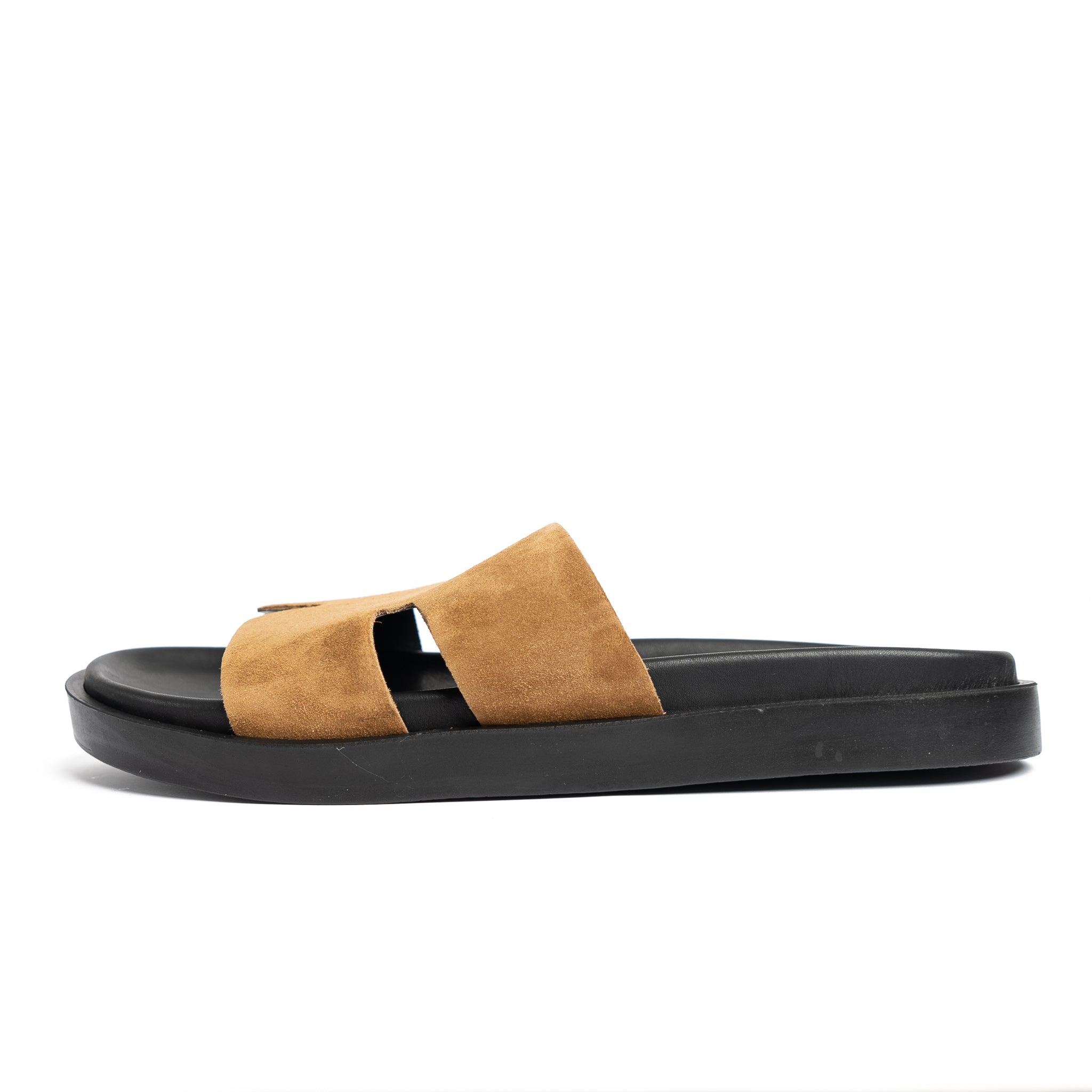 Sandales en cuir Tabac 006