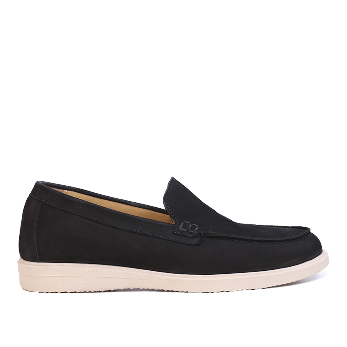 010 Mocassins Summer en nubuck Noir