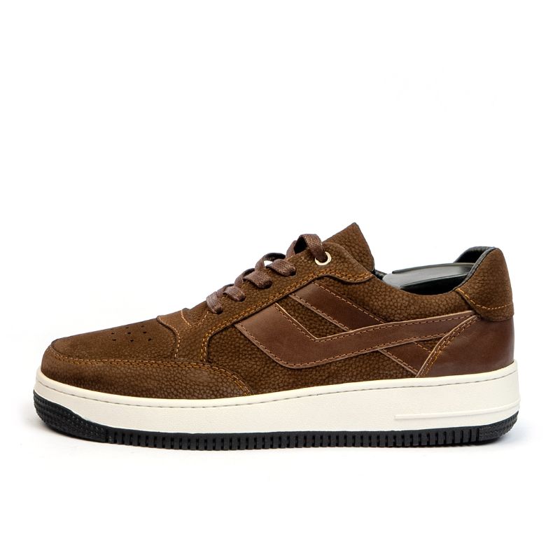 Basket discount homme marron