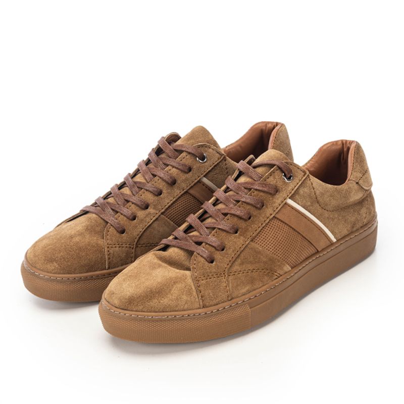 Basket Homme 004 - daim tabac