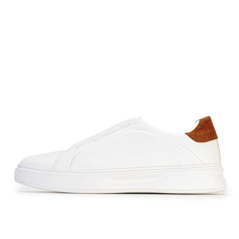 Basket Homme 0011 - Cuir Blanc