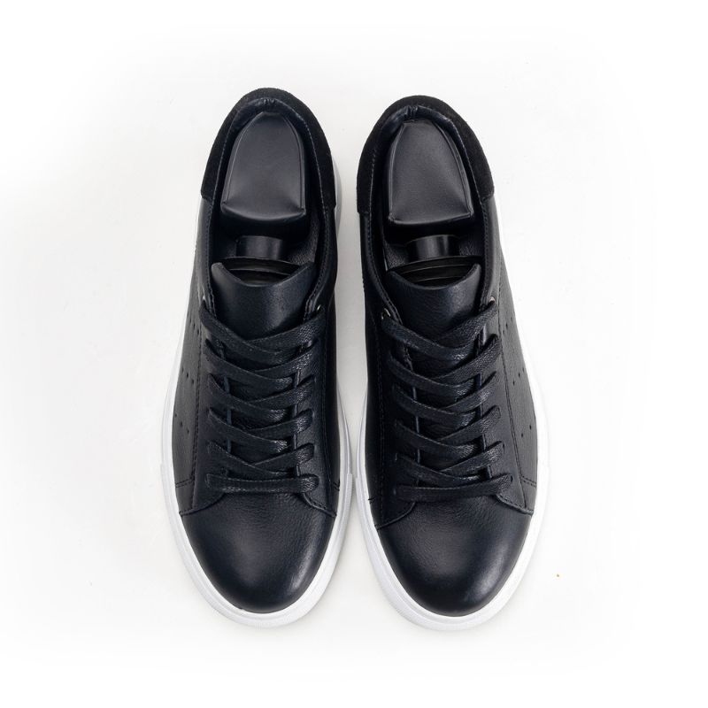 Basket Homme 0012 - Cuir Noir