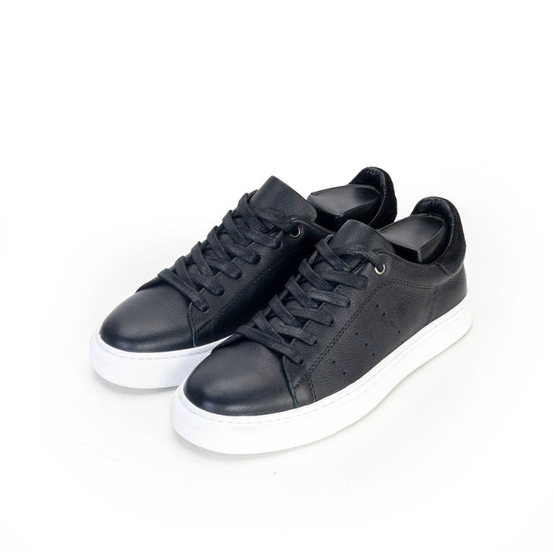 Basket Homme 0012 - Cuir Noir