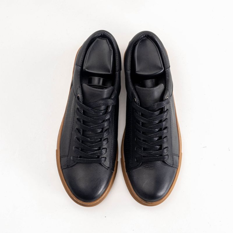 Basket Homme 0013 - Cuir Noir