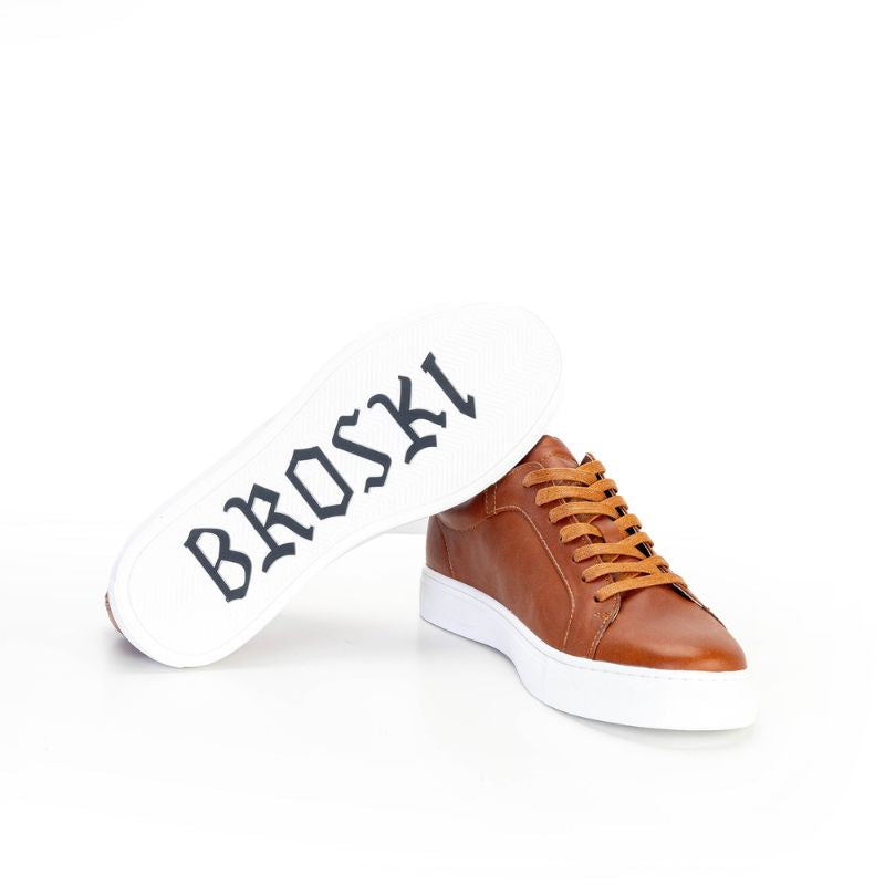 Basket Homme 0014 - Cuir Tabac