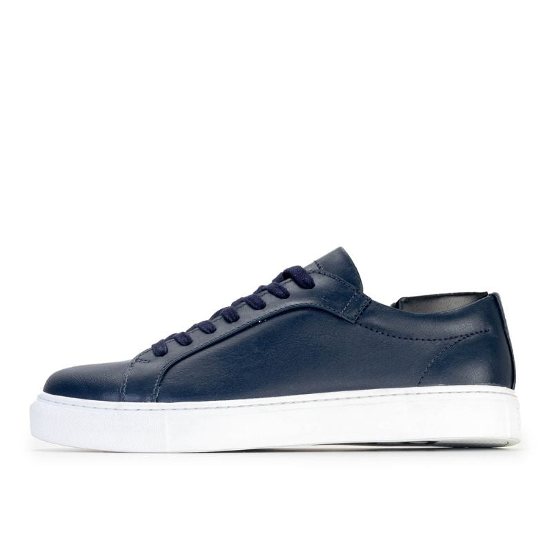 Basket Homme 0014 - Cuir Bleu