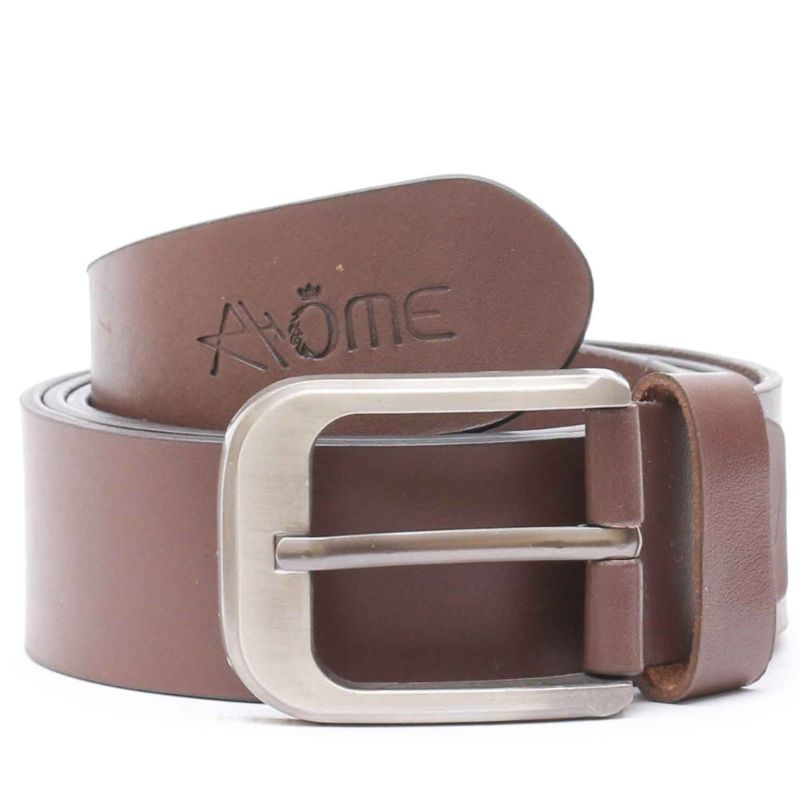 Ceinture Homme en Cuir Marron - Robuste