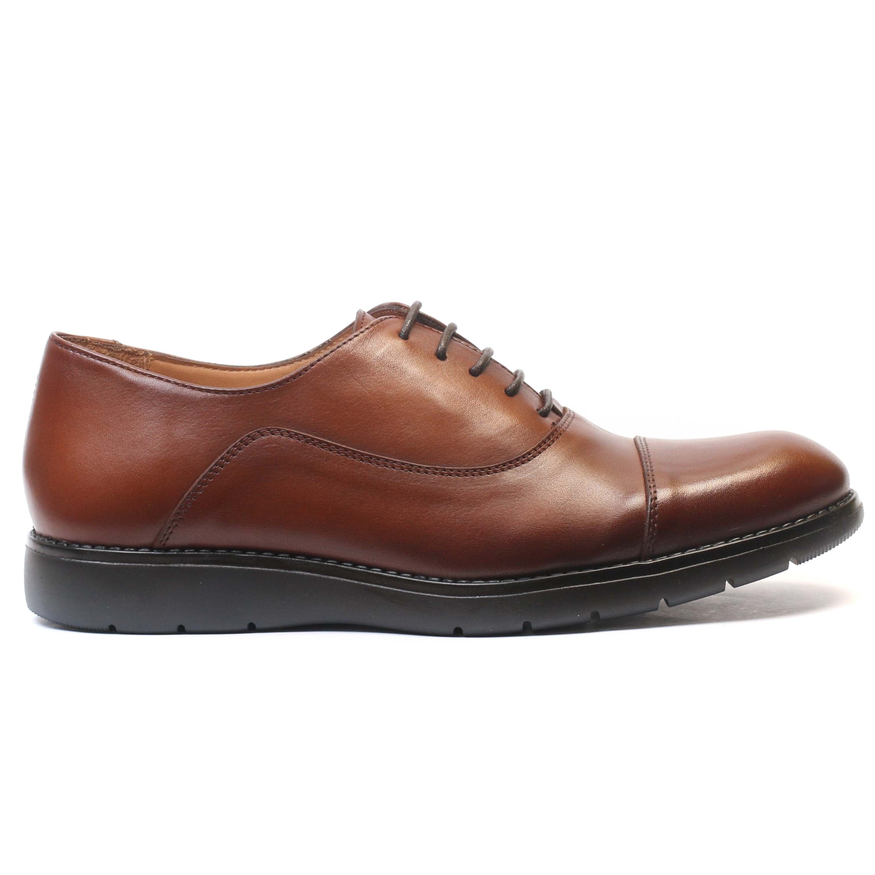 Chaussure en Cuir Tabac 4147