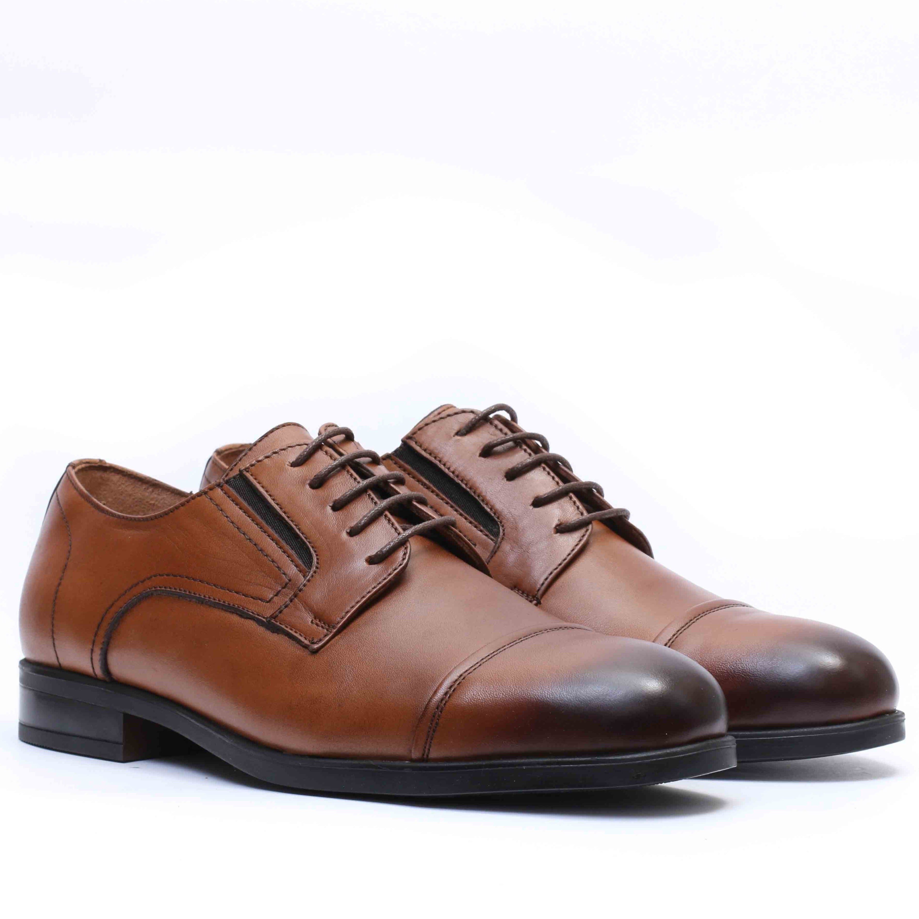 Chaussure en Cuir Tabac 304