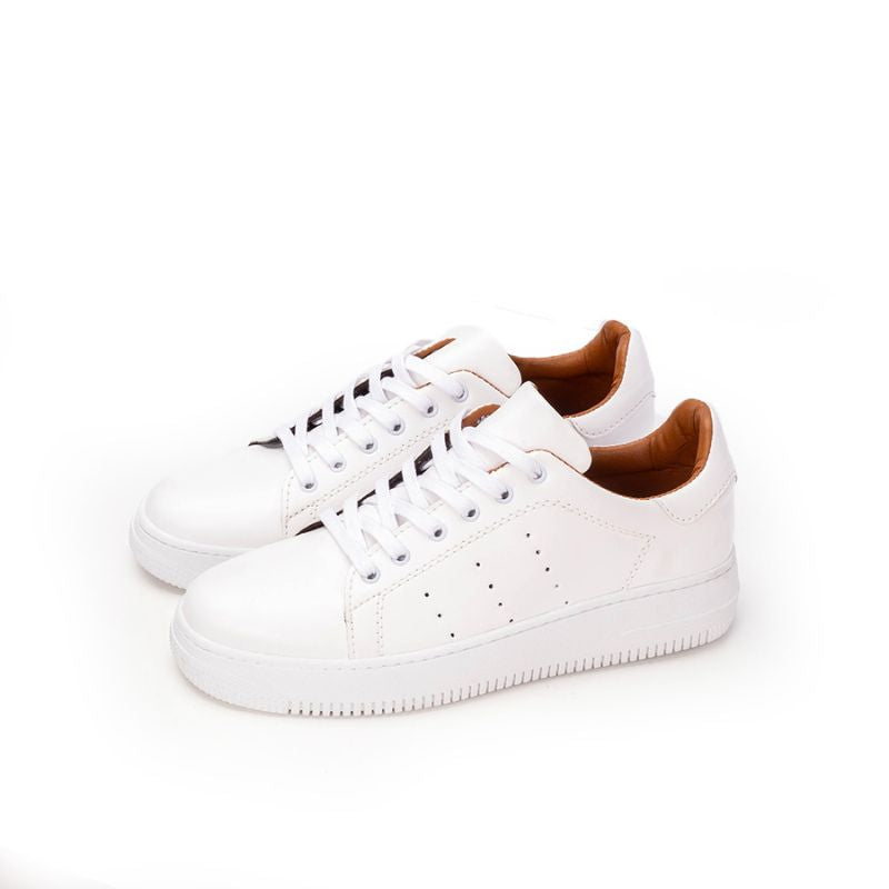 Basket Homme 030 - Cuir Blanc