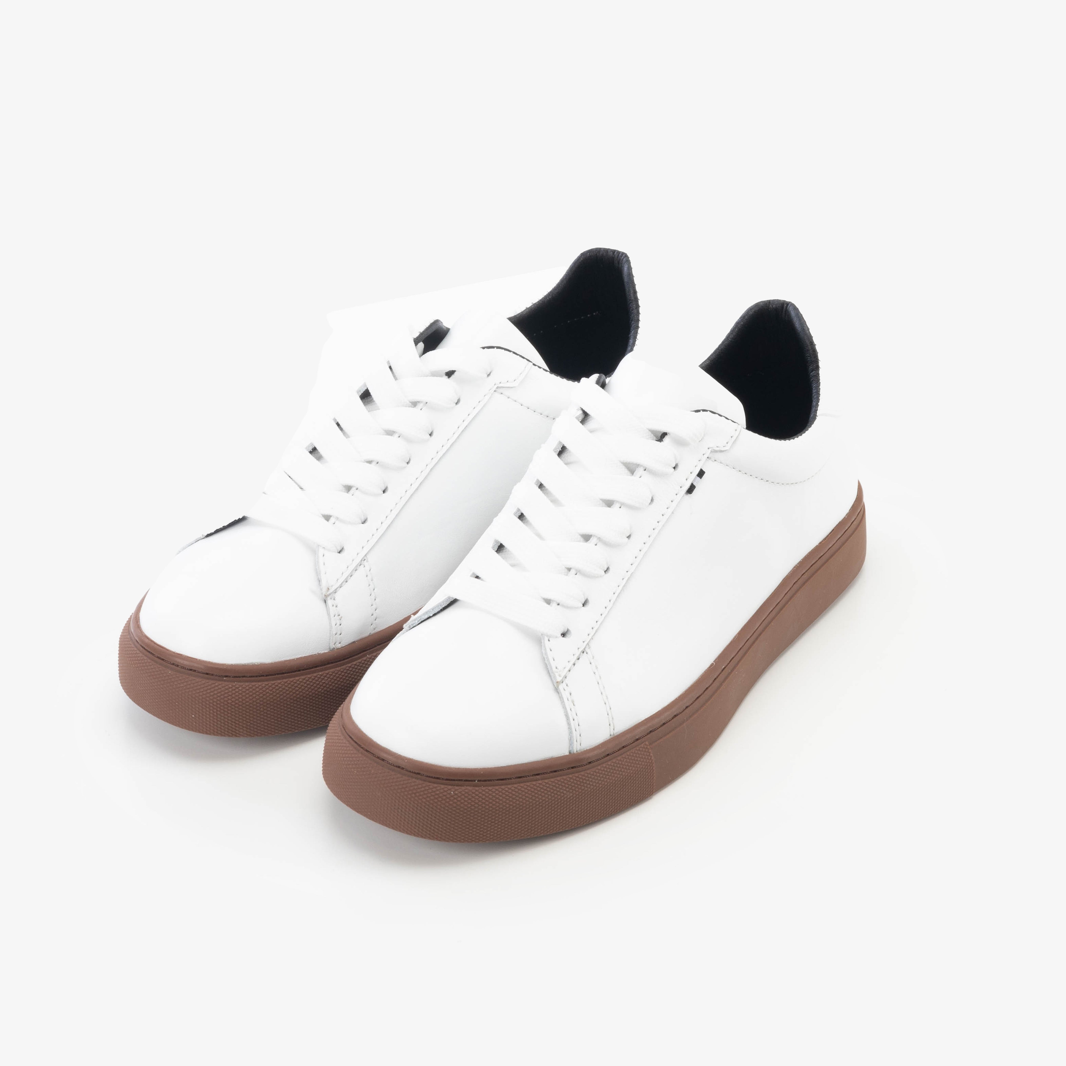 Basket Homme 0018 - Cuir Blanc