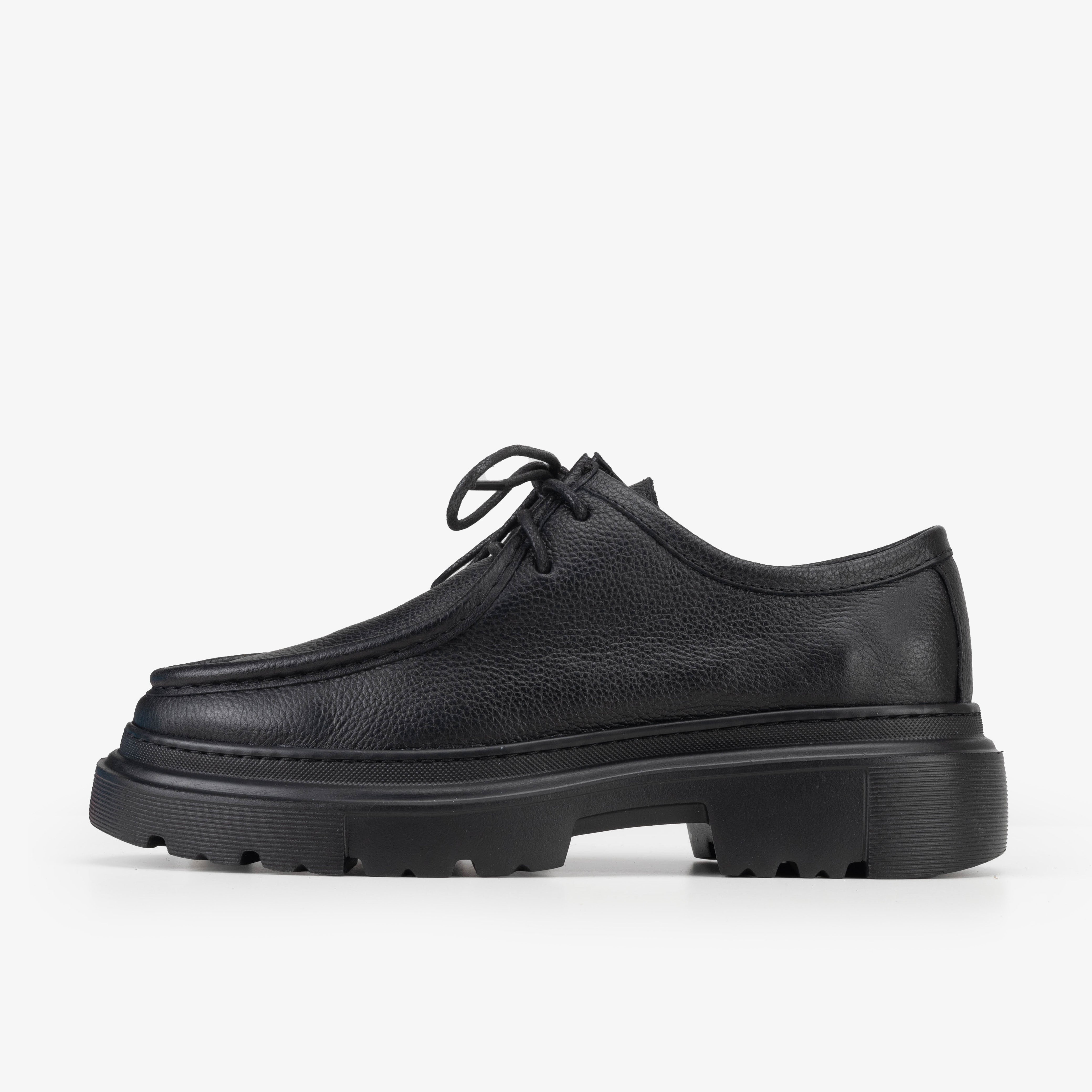 Basket Homme 0019 - Cuir Noir