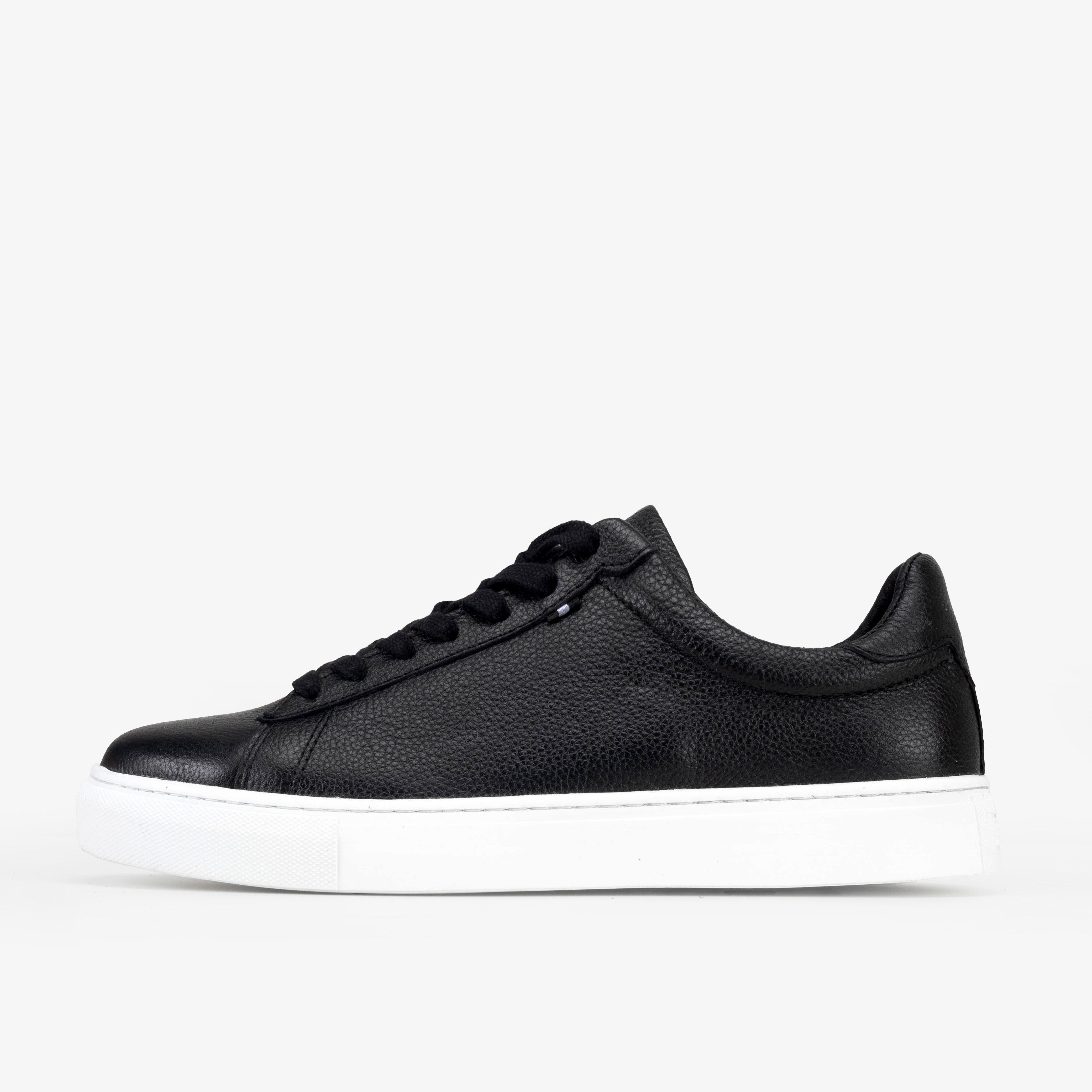 Basket Homme 0018 - Cuir Noir