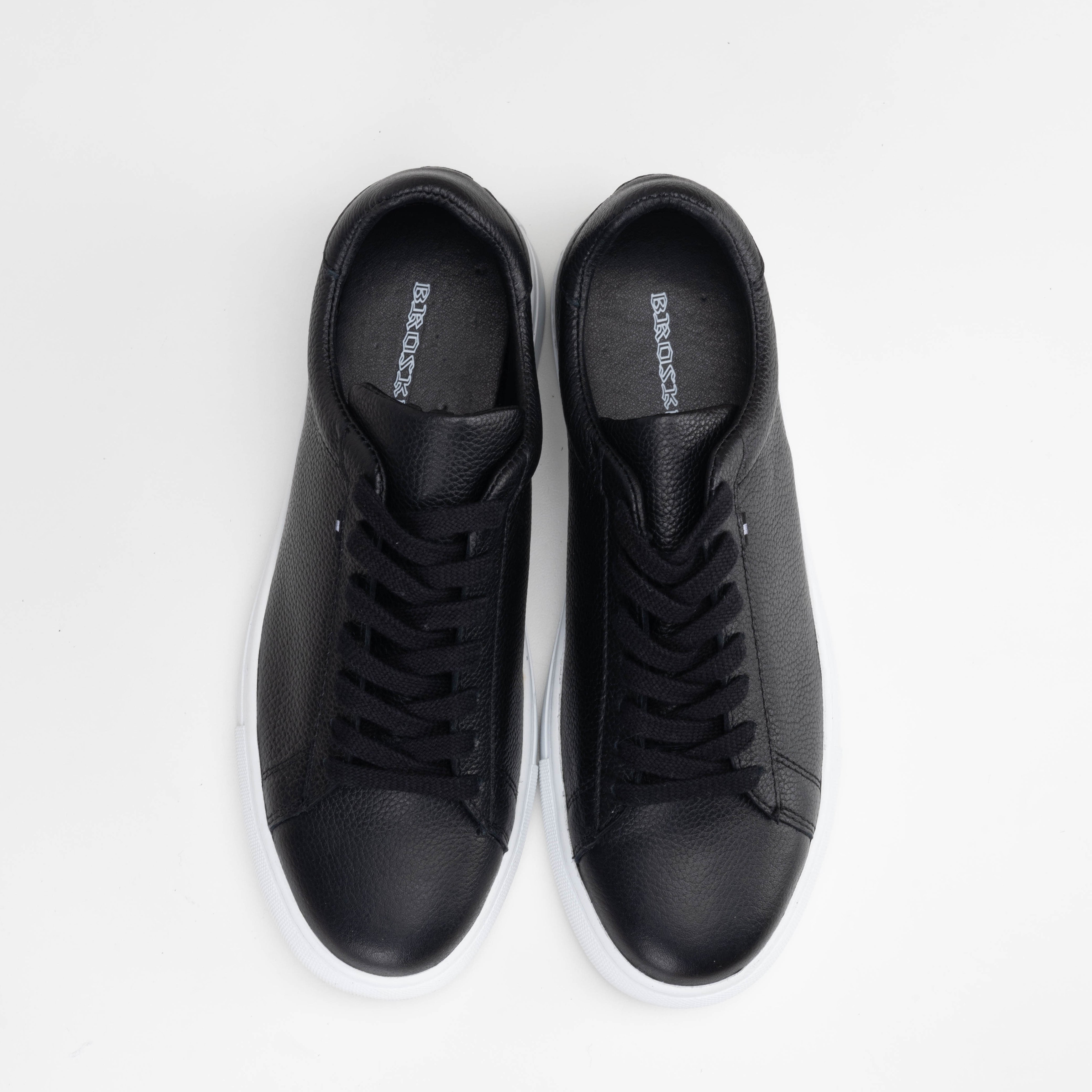 Basket Homme 0018 - Cuir Noir