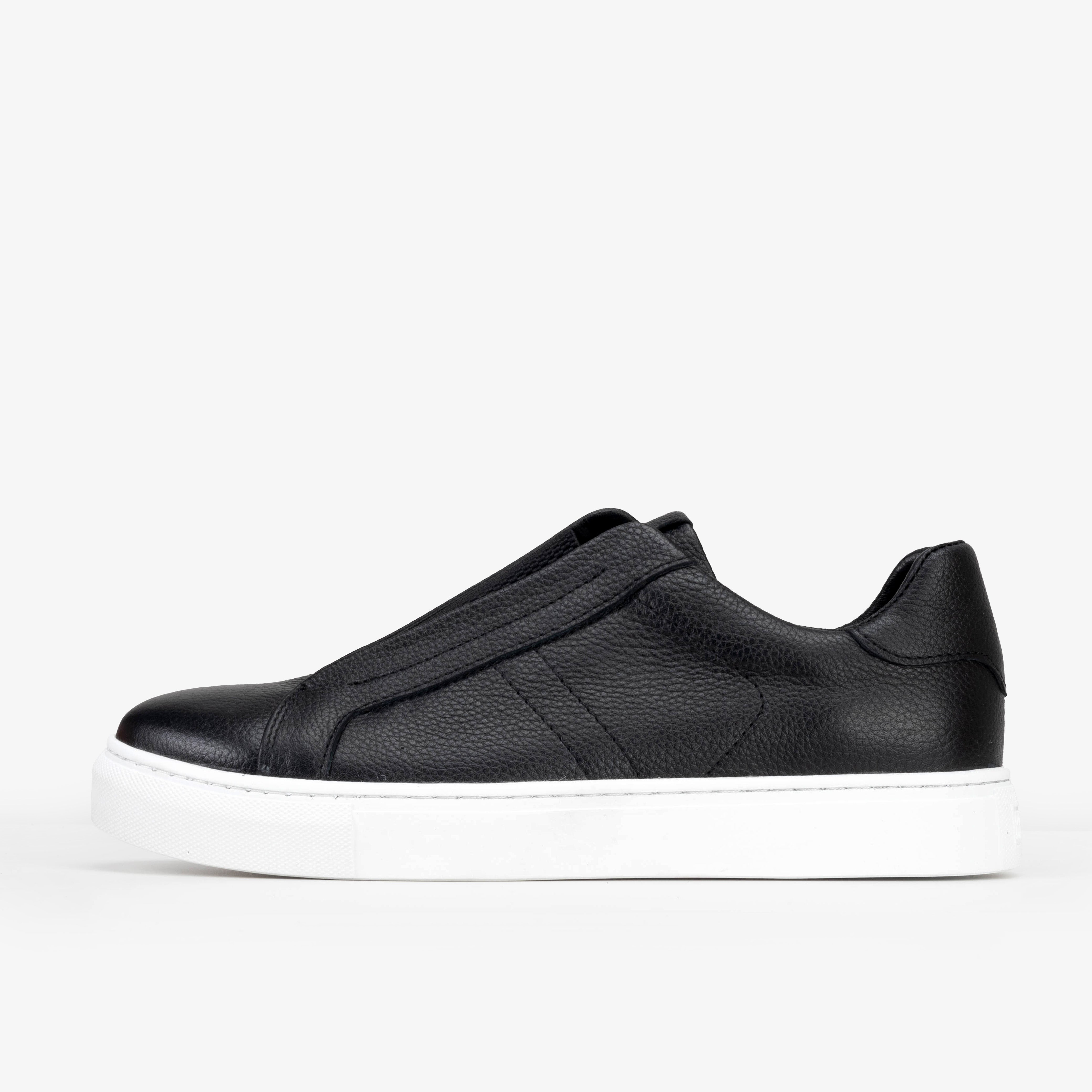 Basket Homme 0022 - Cuir Noir