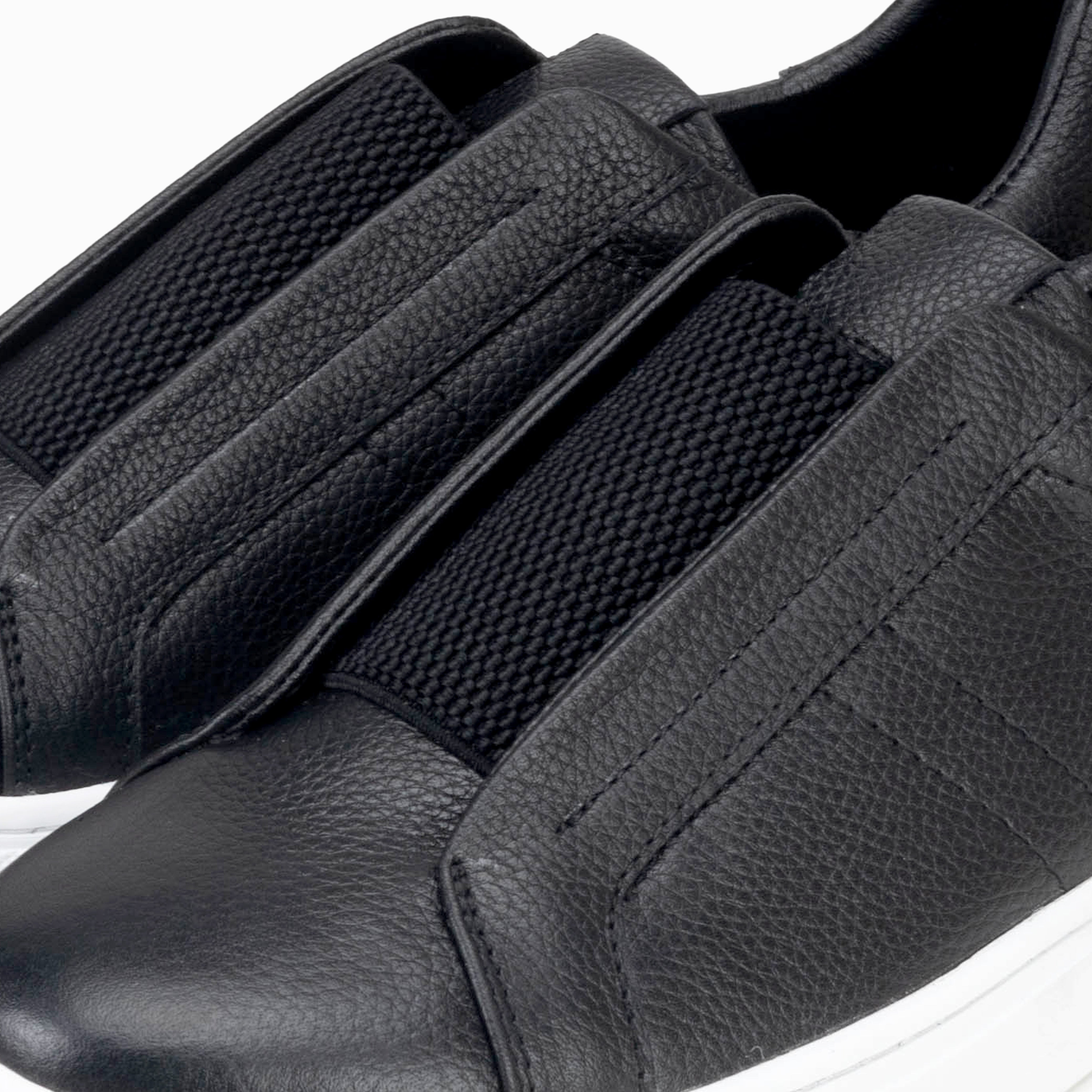 Basket Homme 0022 - Cuir Noir