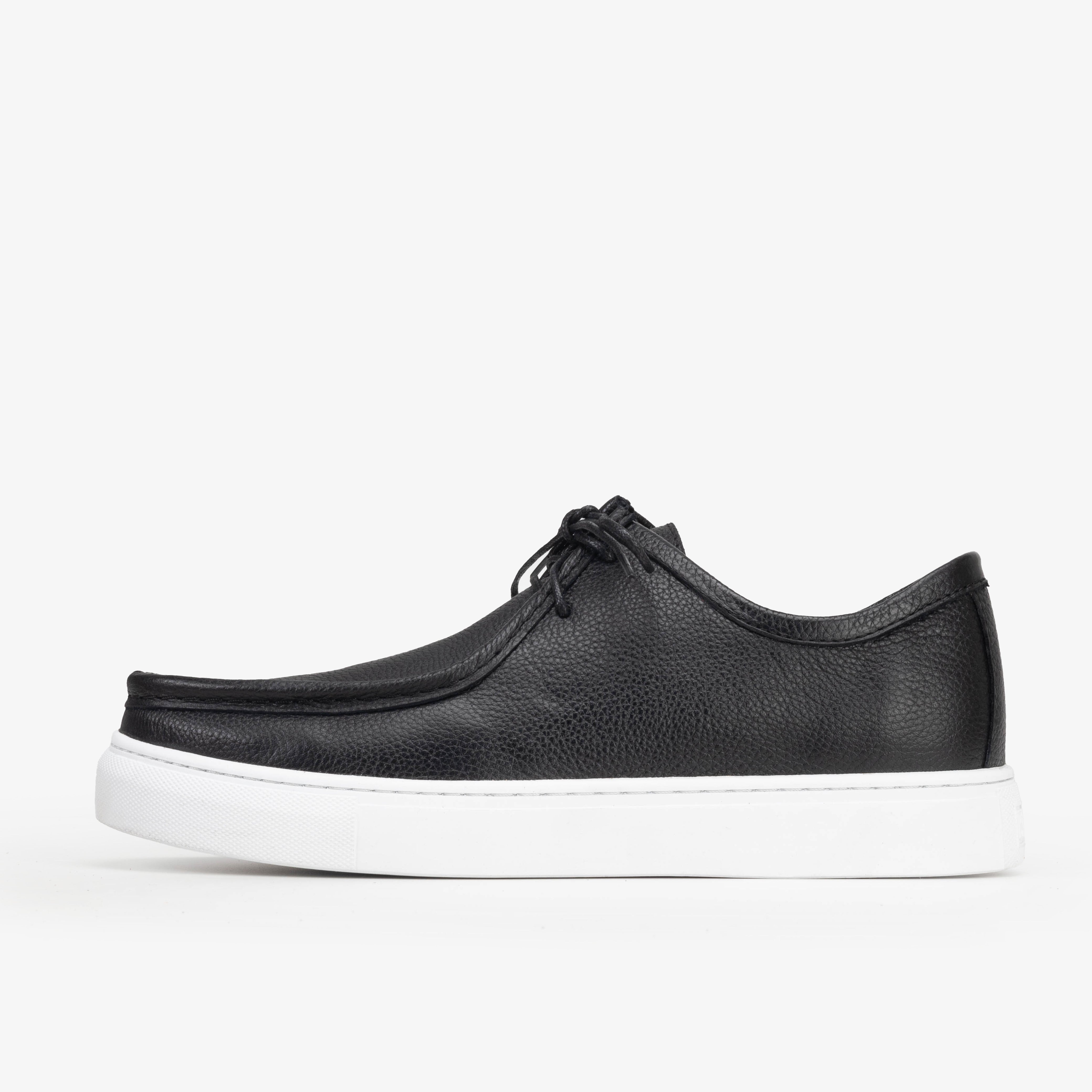 Basket Homme 0019 - Cuir Noir - SB