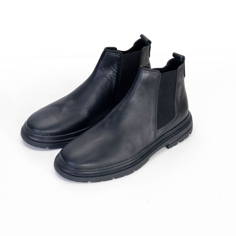 Bottine Homme 001 - Cuir Noir