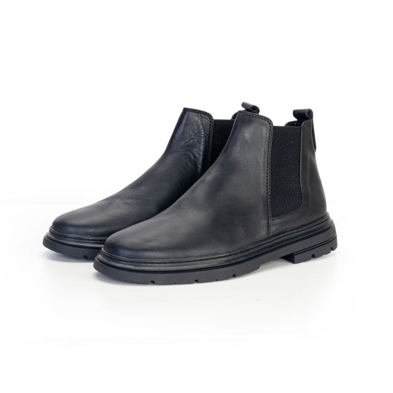 Bottine Homme 001 - Cuir Noir