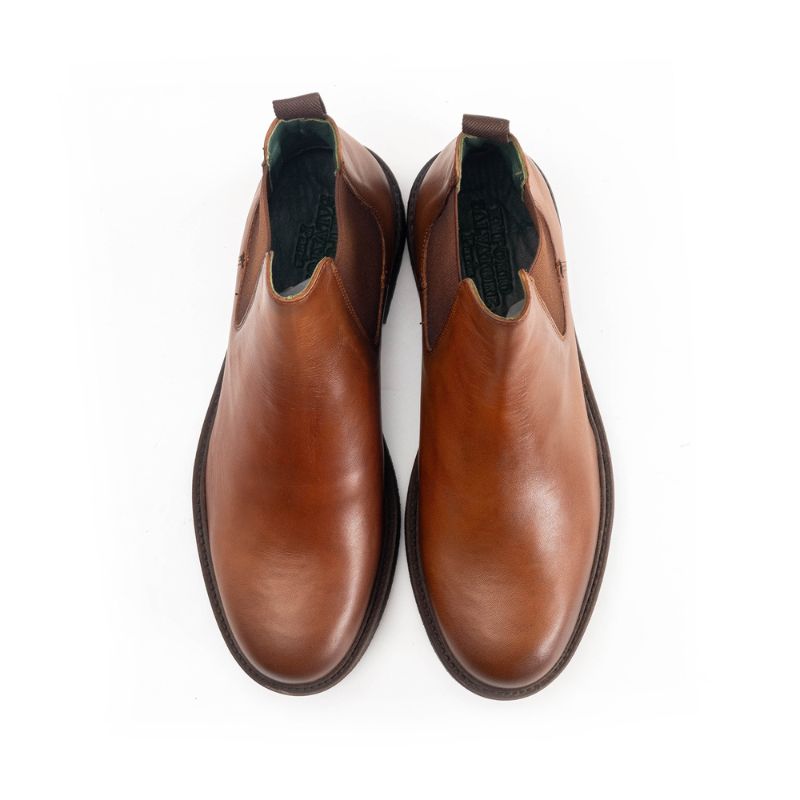 Bottine Homme 002 - Cuir Tabac